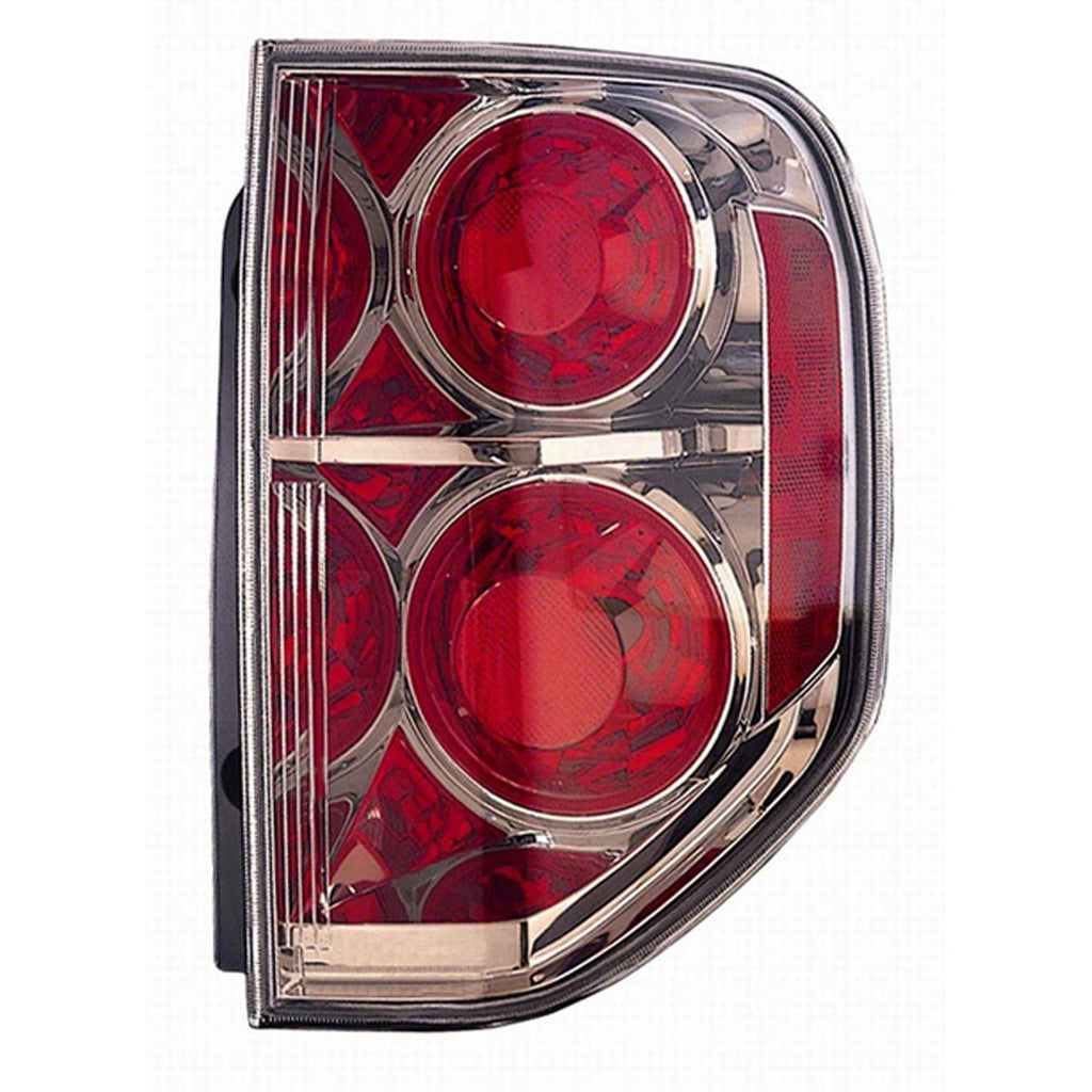 CAPA Certified Passenger Side Tail Light Lens And Housing For Honda Pilot 2006-2008(HO2801162C)