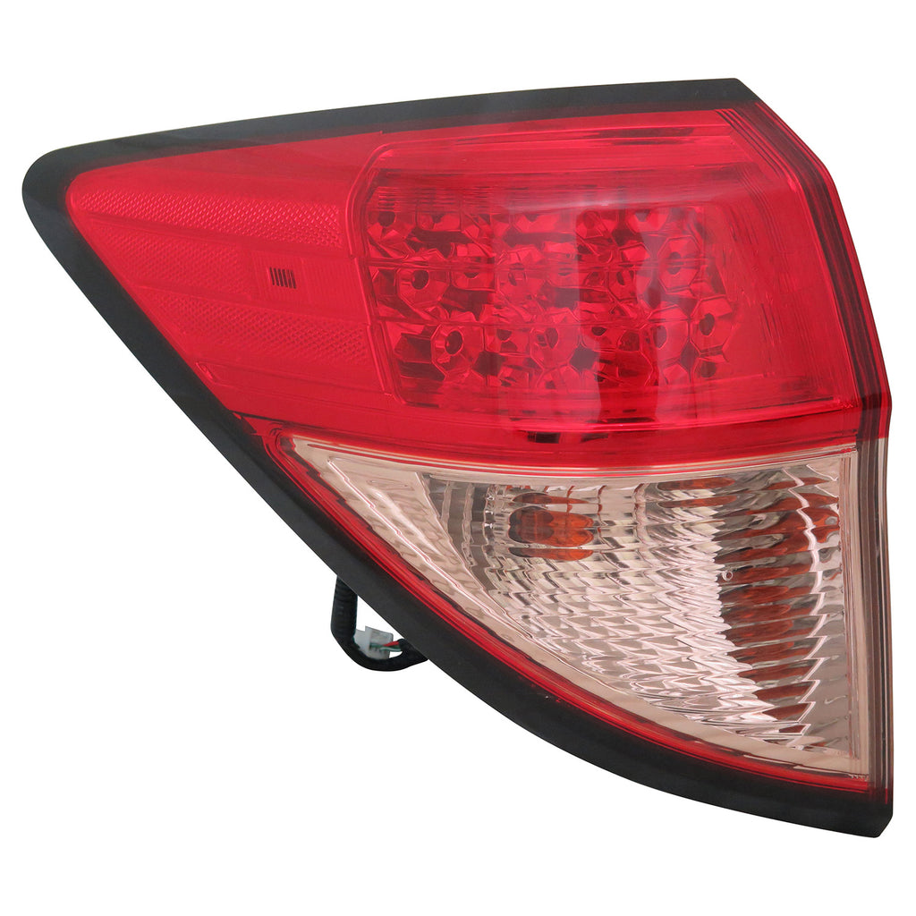 CAPA Certified Driver Side Outer Tail Light Lens And Housing For Honda Hrv 2016-2018(HO2804109C)