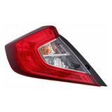 CAPA Certified Driver Side Outer Tail Light Assembly For Honda Civic Sedan 2016-2021(HO2804110C)