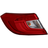 CAPA Certified Driver Side Outer Tail Light Assembly For Honda Accord Hybrid 2021-2022(HO2804118C)