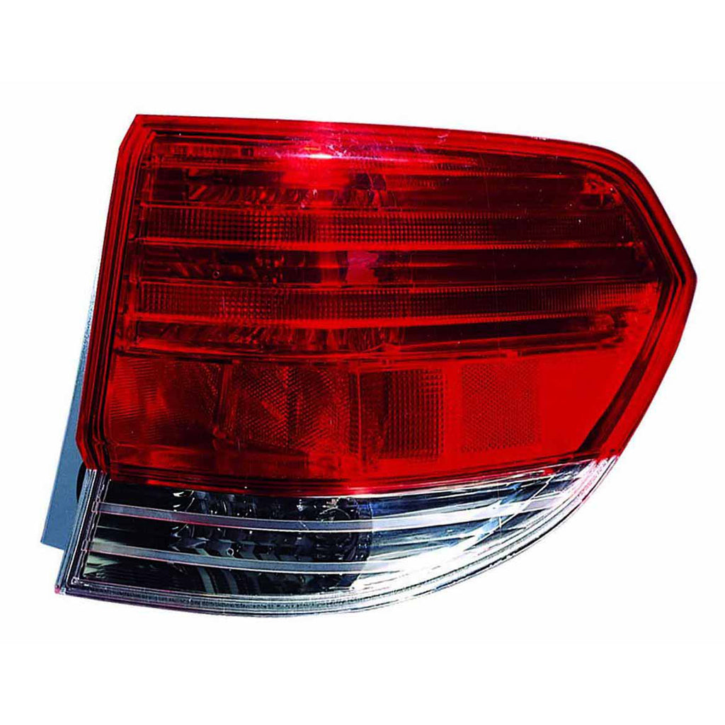 CAPA Certified Passenger Side Outer Tail Light Lens And Housing For Honda Odyssey 2008-2010(HO2819134C)