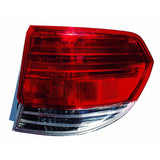CAPA Certified Passenger Side Outer Tail Light Lens And Housing For Honda Odyssey 2008-2010(HO2819134C)