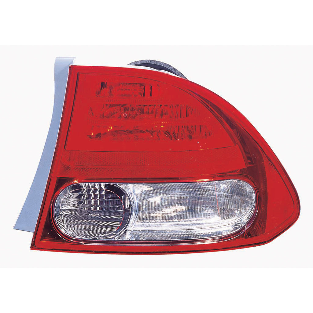 CAPA Certified Passenger Side Outer Tail Light Lens And Housing For Honda Civic Hybrid 2009-2011(HO2819138C)