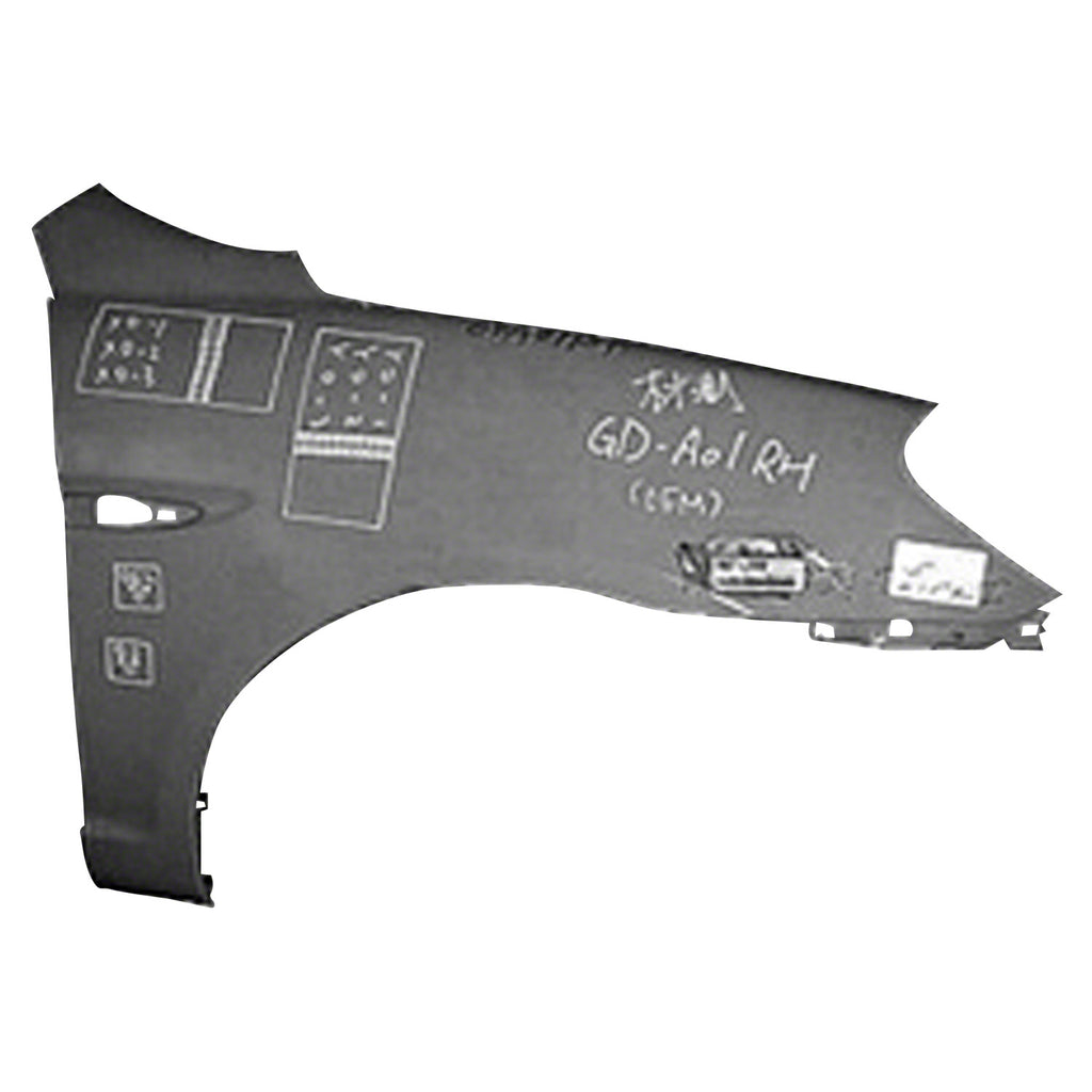 Passenger Side Frontont Fender For Hyundai Accent Hatchback 2007-2011(HY1241137V)