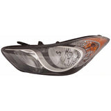 Reconditioned Oe Driver Side Halogen Headlight Assembly For Hyundai Elantra Coupe 2013-2013(HY2502164R)