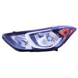 CAPA Certified Driver Side Headlight Assembly For Hyundai Elantra Sedan 2014-2016(HY2502189C)