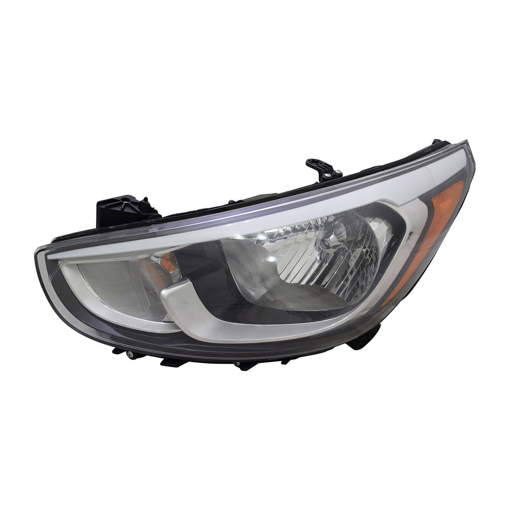 Reconditioned Oe Driver Side Halogen Headlight Assembly For Hyundai Accent Hatchback 2015-2017(HY2502192R)