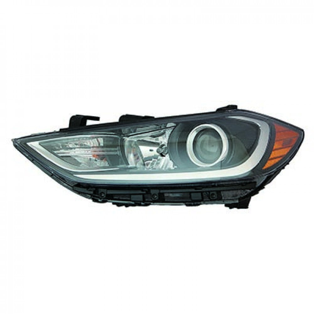 Head Lamp Driver Side Halogen Korea Built Hq For Hyundai Elantra Sedan&nbsp; - &nbsp;2011-2023 2017-2018(HY2502204)