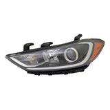 CAPA Certified Driver Side Hid Headlight Assembly For Hyundai Elantra Sedan 2017-2018(HY2502207C)