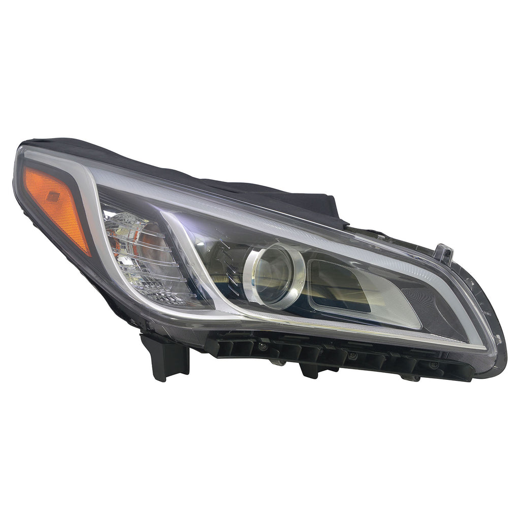 Passenger Side Hid Headlight Assembly For Hyundai Sonata 2015-2016(HY2503184N)