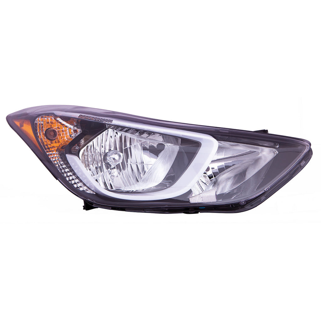 CAPA Certified Passenger Side Headlight Assembly For Hyundai Elantra Sedan 2014-2016(HY2503189C)