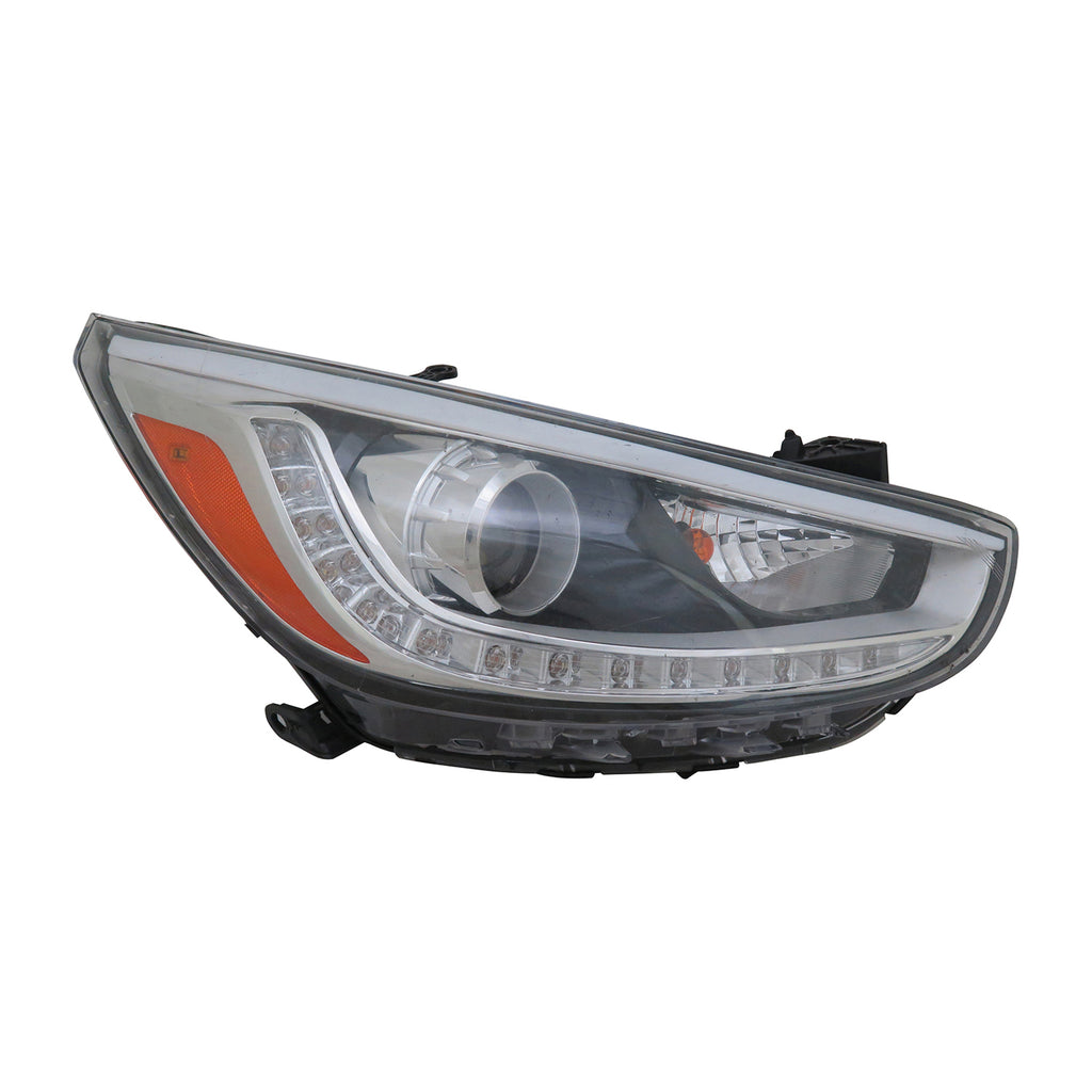 CAPA Certified Passenger Side Halogen Headlight Assembly For Hyundai Accent Hatchback 2014-2017(HY2503191C)