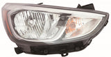 Head Lamp Passenger Side Halogen Without Led Hq For Hyundai Accent Hatchback 2015-2017(HY2503192)