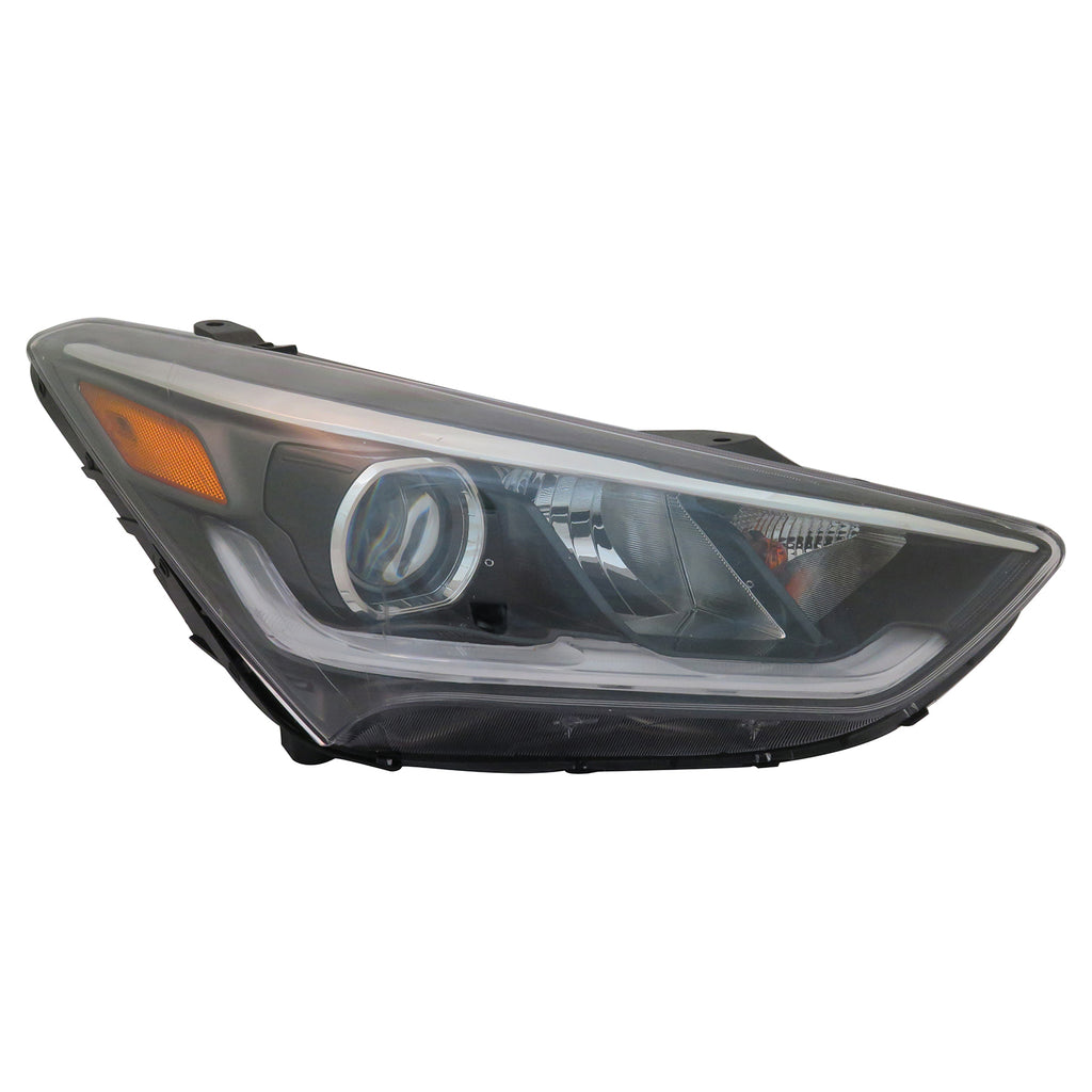 Passenger Side Halogen Headlight Assembly For Hyundai Santa Fe Xl 2019-2019(HY2503211)
