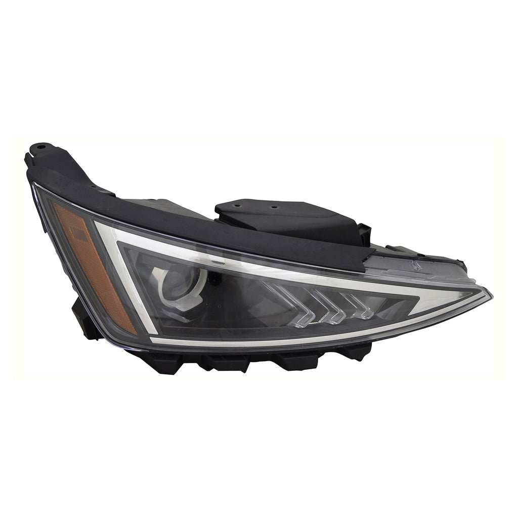 Passenger Side Halogen Headlight Assembly For Hyundai Elantra Sedan 2019-2020(HY2503233)
