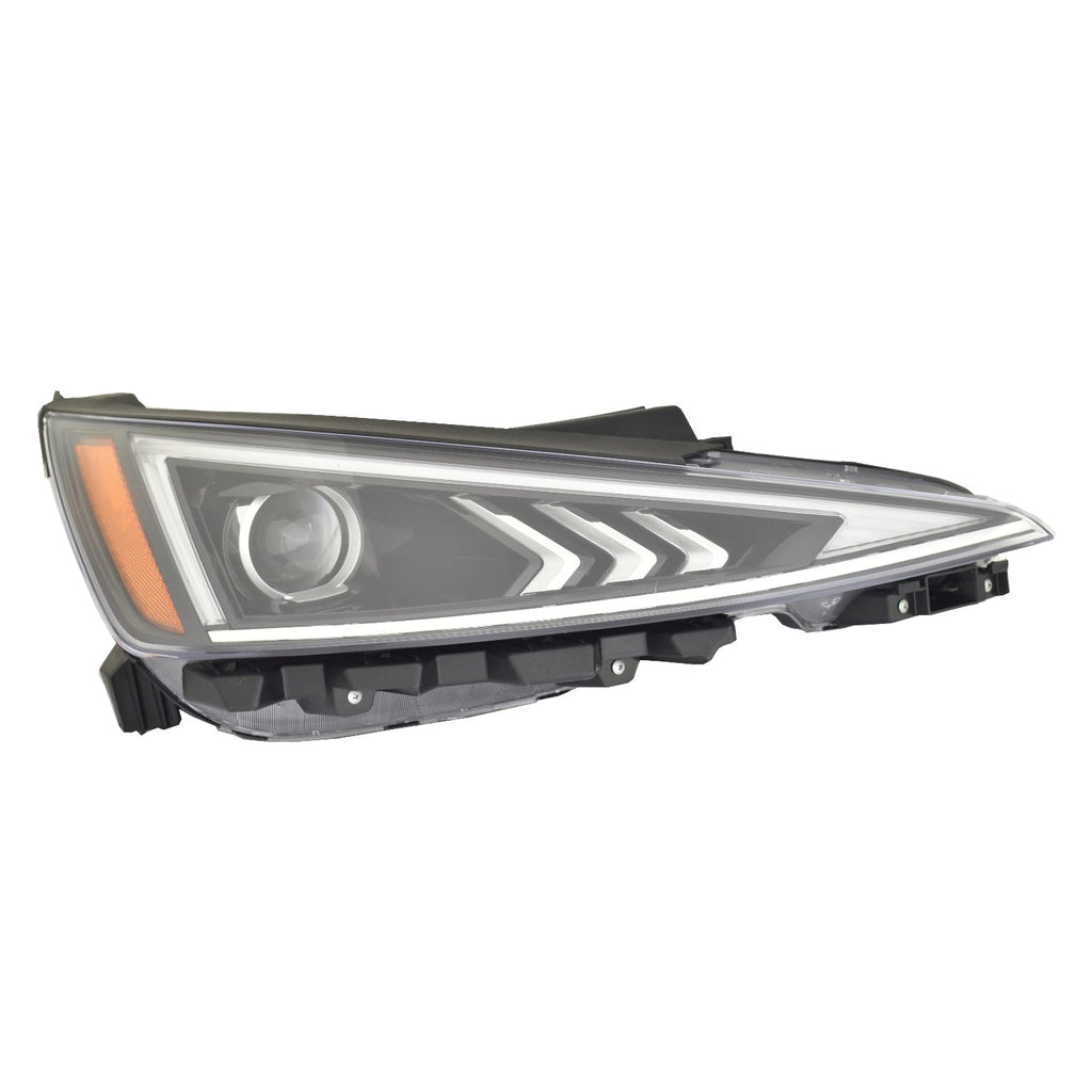 Passenger Side Halogen Headlight Assembly For Hyundai Elantra Sedan 2019-2020(HY2503240)